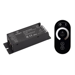 Диммер ARL-3022-OVAL-DIM Black (12-24V, 1x25A, ПДУ, RF) (Arlight, IP20 Металл, 2 года) 027150-1 - фото 181540