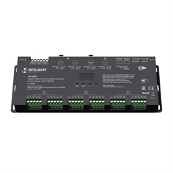 INTELLIGENT ARLIGHT Декодер SMART-PWM-124-83-SH-RDM-SUF Black (12-24V, 24x4A, XLR3, DMX512) (Arlight, IP20 Металл, 5 лет) 046483 - фото 181894