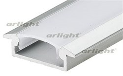 Профиль с экраном ALU-WIDE-H8-2000 ANOD+FROST (arlight, Алюминий) 014852 - фото 18197