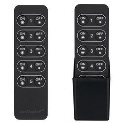 Пульт SR-2833K5 Black (диммер 5 зон) (Arlight, IP20 Пластик, 3 года) 019028-1 - фото 182047