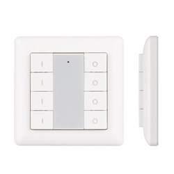 Панель Knob SR-KN9550K8-UP White (KNX, DIM) (Arlight, IP20 Пластик, 3 года) 021370-1 - фото 182083