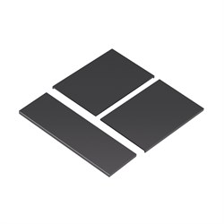 INTELLIGENT ARLIGHT Накладка панели KNX-23-3G-SUF Dark Grey (Backlightless) (IARL, IP20 Металл, 2 года) 052877-1 - фото 182112