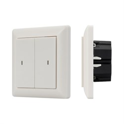 Панель Knob SR-KN0200-IN White (KNX, DIM) (Arlight, -) 023845-1 - фото 182116