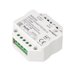Контроллер-усилитель SMART-TRANSMITTER-30M-IN (230V, 2.4G) (Arlight, IP20 Пластик, 5 лет) 033000-1 - фото 182164