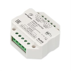 Усилитель SMART-SPI (12-24V, 2 output) (Arlight, IP20 Пластик, 5 лет) 028419-1 - фото 182574