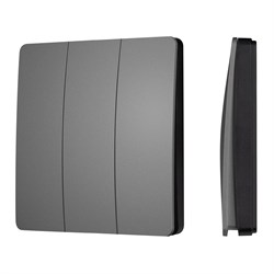 INTELLIGENT ARLIGHT Кнопочная панель KINETIC-801-22-3G-WP-SUF Grey (No battery, IP67, 433Mhz) (IARL, IP67 Пластик, 3 года) 051680-1 - фото 182682