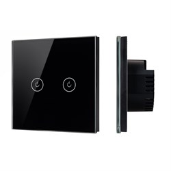 Выключатель сенсорный SWT-OMALI-S02-ZB-BK (250V, 10A, Zigbee) (Arlight, Стекло) 050040 - фото 182798