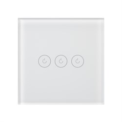 Выключатель сенсорный SWT-OMALI-S03-ZB-WH (250V, 10A, Zigbee) (Arlight, Стекло) 050042 - фото 182843