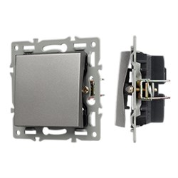 Механизм выключателя одноклавишный проходной SWT-MKP1-PL-GR (250V, 16A) (Arlight, -) 043716 - фото 182893