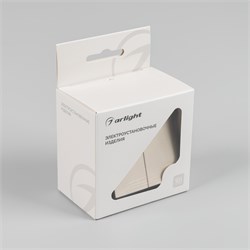 Механизм выключателя двухклавишный самовозвратный SWT-MKR2-PL-GD-V (250V, 10A) (Arlight, -) 049886 - фото 182968