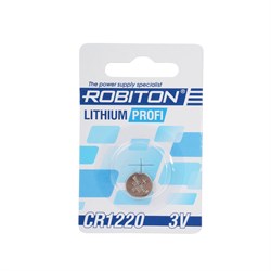 ROBITON PROFI R-CR1220-BL1 CR1220 BL1(блистер 1шт) 13058 - фото 183118