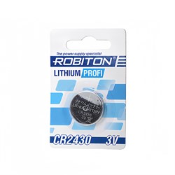 ROBITON PROFI R-CR2430-BL1 CR2430 BL1(блистер 1шт) 13053 - фото 183126