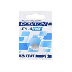ROBITON PROFI R-CR1216-BL1 CR1216 BL1(блистер 1шт) 14626 - фото 183142