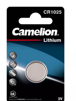 Camelion CR1025-BP1 CR1025 BL1(в упаковке 10шт) 06446 - фото 183212