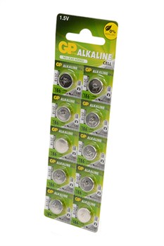 GP Alkaline cell 186-C10 AG12 BL10(блистер 10шт) 01619 - фото 183238