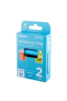 Panasonic eneloop lite BK-3LCCE/2BE 950мАч AA BL2(блистер2шт) 18659-1 - фото 183251