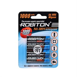 ROBITON 1000MHAA-4 BL4(блистер 4шт) 11883-1 - фото 183252