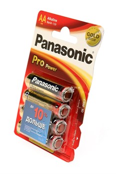 Panasonic Pro Power LR6PPG/4BP LR6 BL4(блистер4шт) 08728 - фото 183256