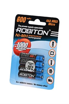 ROBITON 600MHAAA-4 BL4(блистер4шт) 08795 - фото 183258