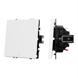 Механизм звонкового выключателя SWT-NOBE-MKR1-SFPL-L-WH (230V, 10A) (Arlight, -) 054237