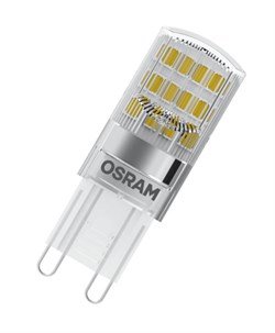 Лампа светодиодная OSRAM Parathom PIN, 470лм, 4,2Вт (замена 40 Вт), 2700К, теплый белый свет, Цоколь G9,колба PIN 4058075811812 - фото 18370