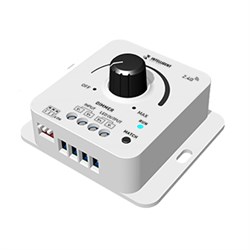 INTELLIGENT ARLIGHT Диммер SMART-PWM-101-32-DIM-SUF (12-48V, 1x8A, 2.4G) (IARL, IP20 Пластик, 5 лет) 050417