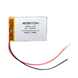 Аккумулятор ROBITON LP383454 3.7В 800мАч PK1 14891
