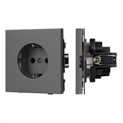 Механизм электрической розетки SCT-NOBE-MEU1-SFPL-GR (230V, 16A) (Arlight, -) 054279