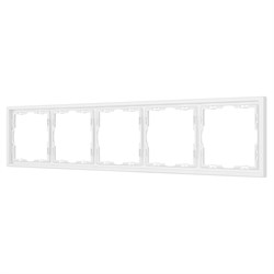 Рамка пластиковая FRM-NOBE-SFPL-5-WH (Arlight, -) 054227