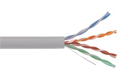 Кабель связи витая пара U/UTP, кат.5E 4х2х24AWG solid, PVC, 305м, серый | LC1-C5E04-111 | ITK ITK LC1-C5E04-111 - фото 18461