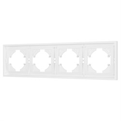 Рамка пластиковая FRM-TENDO-PL-4-WH (Arlight, -) 053847