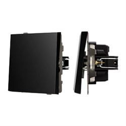 Механизм выключателя одноклавишный непроходной SWT-TENDO-MK01-PL-BK (230V, 10A) (Arlight, -) 054035
