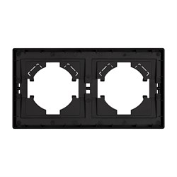 Рамка пластиковая FRM-TENDO-PL-2-BK (Arlight, -) 053840