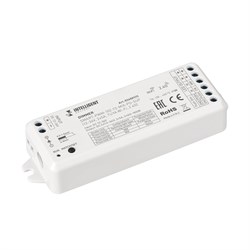 INTELLIGENT ARLIGHT Диммер SMART-PWM-102-72-MIX-PD-SUF (12-36V, 2x5A, TUYA Wi-Fi, 2.4G) (IARL, IP20 Пластик, 5 лет) 034501(1)