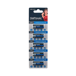 Батарейка GoPower LR23/V23GA/A23/MN21 BL5 Alkaline 12V (5/100/1000)(блистер 5шт) 00-00022423