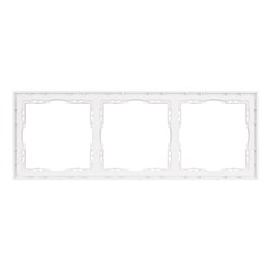 Рамка пластиковая FRM-NOBE-SFPL-3-WH (Arlight, -) 054219