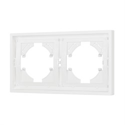 Рамка пластиковая FRM-TENDO-SFPL-2-WH (Arlight, -) 054649