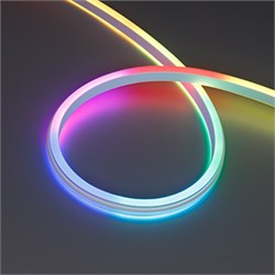 Лента герметичная SPI WAVE-SIDE-DOUBLE-A80-16x15mm 24V RGB PX10 (12 W/m, IP67, 5m, wire x1) (Arlight, Вывод боковой, 5 лет) 056387