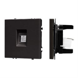 Механизм компьютерной розетки SCT-NOBE-MPC1-SFPL-BK (RJ-45, CAT6) (Arlight, -) 054305