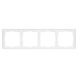 Рамка пластиковая FRM-NOBE-SFPL-4-WH (Arlight, -) 054223