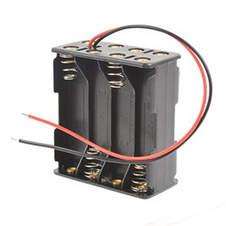 Отсек для элементов питания ROBITON Bh8xAAA с двумя проводами PK1 16494