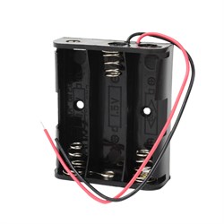 Отсек для элементов питания ROBITON Bh3xAA с двумя проводами PK1 13128