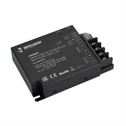 INTELLIGENT ARLIGHT Диммер SMART-PWM-101-73-DIM-PD-SUF Black (12-48V, 1x20A, 2.4G) (IARL, IP20 Металл, 5 лет) 028175(1)