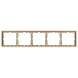 Рамка пластиковая FRM-NOBE-SFPL-5-GD (Arlight, -) 054229