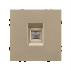 Механизм компьютерной розетки SCT-NOBE-MPC1-SFPL-GD (RJ-45, CAT6) (Arlight, -) 054306