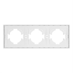 Рамка пластиковая FRM-TENDO-PL-3-WH (Arlight, -) 053843