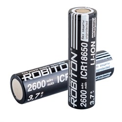 Аккумулятор ROBITON LI186NP2600FPK без защиты с плоским контактом PK1 18818