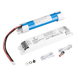 Блок аварийного питания ARJ-EMG-5W-EXT (10-90V, 1.5H, LiFePO4) (Arlight, IP20 Пластик, 3 года) 054996