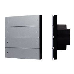 INTELLIGENT ARLIGHT Кнопочная панель SMART DALI-301-22-8K-D2-IN Grey (BUS, Frameless) (IARL, IP20 Пластик, 5 лет) 059053