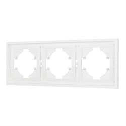 Рамка пластиковая FRM-TENDO-SFPL-3-WH (Arlight, -) 054653